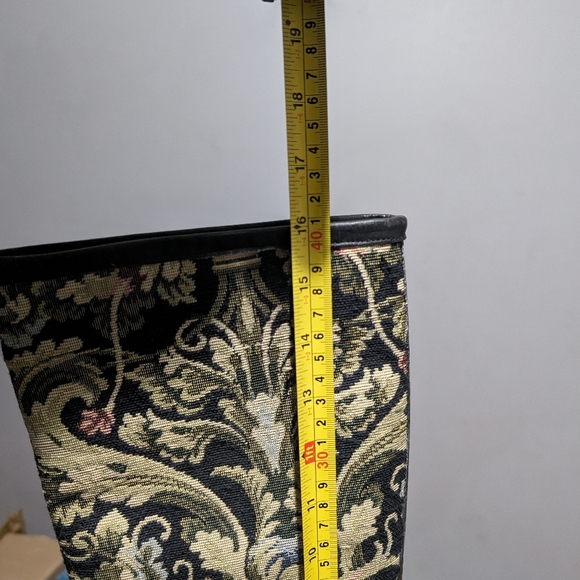 NWT Vintage Seychelles Paisley Tapestry with black leather knee high boots - Picture 9 of 15